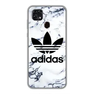 Чехлы Адидас для ZTE Blade 20 Smart (AlphaPrint) (Адидас на мраморе)
