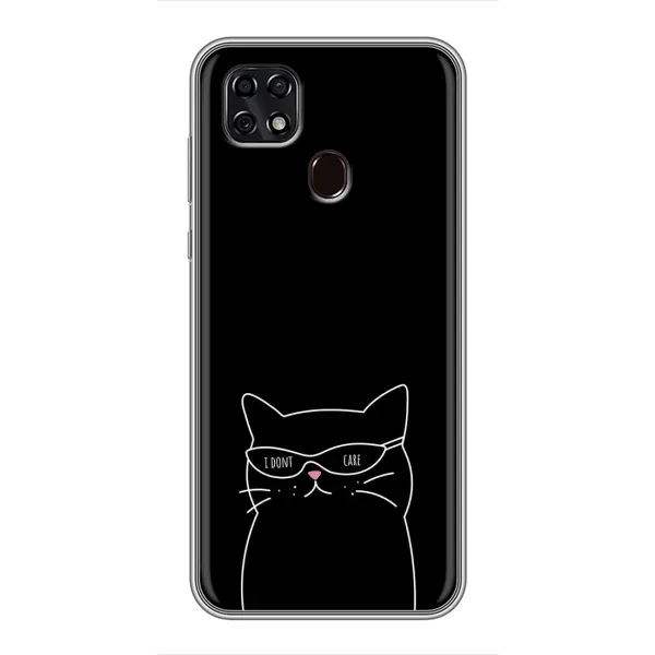 Чехол с принтом «Равнодушный кот» для ZTE Blade 20 Smart Чехол с принтом «Равнодушный кот» для ZTE Blade 20 Smart
