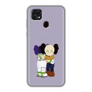 Чехлы для ZTE Blade 20 Smart - Bearbrick Louis Vuitton (PREMIUMPrint) (Дружба Беарбрик)
