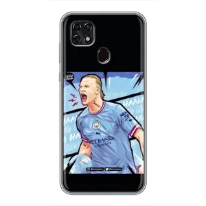 Чехлы с футболистом Ерлинг Холанд для ZTE Blade 20 Smart (AlphaPrint) (гол Эрлинг Холланд)