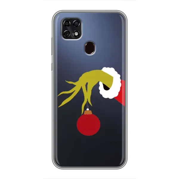 Чехол с принтом «Гринч с игрушкой» для ZTE Blade 20 Smart