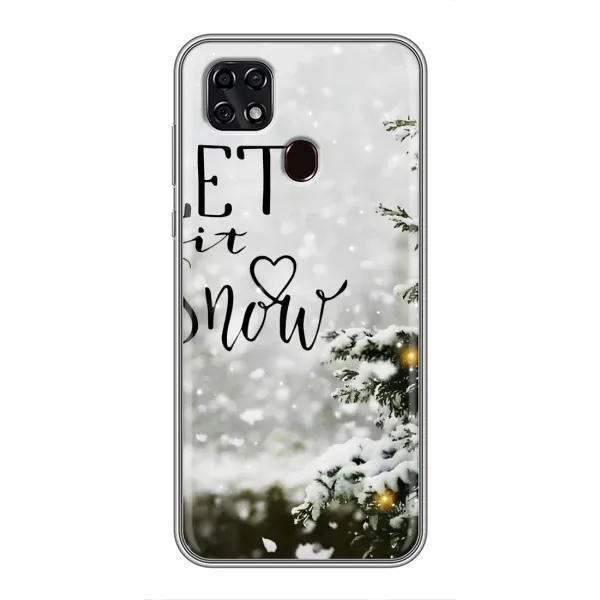 Чехол с принтом «Let it snow» для ZTE Blade 20 Smart