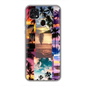 Силиконовый чехол с КАРТИНКАМИ лето для ZTE Blade 20 Smart (AlphaPrint) (Летний отпуск)