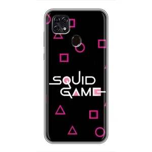 Чехол Гра в кальмара для ZTE Blade 20 Smart (Паттерн Игра кальмара)