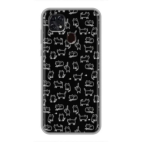 Чехол с принтом «Меленькие котики» для ZTE Blade 20 Smart
