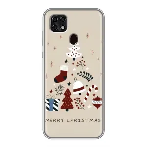 Рождественские, Праздничные Чехлы для ЗТЕ Блейд 20 Смарт (Merry Christmas)