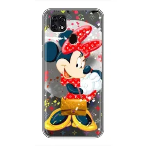 Чехол Disney Mouse ZTE Blade 20 Smart (PREMIUMPrint) (Minni с бантиком)