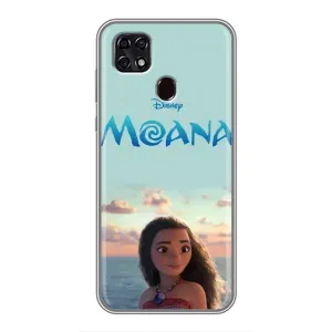 Чехол с мультфильмом Моана ZTE Blade 20 Smart (Портрет Моана)