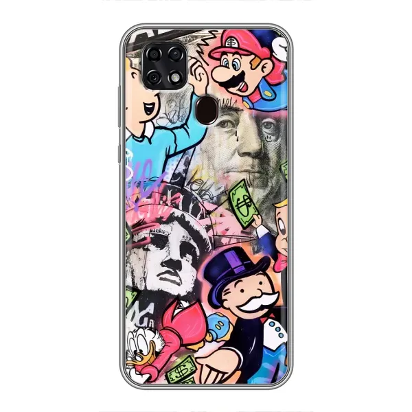 Чехол с принтом «Monopoly man» для ZTE Blade 20 Smart