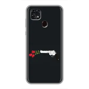 Чехлы (ART) Цветы на ZTE Blade 20 Smart (VPrint) (Неожиданные цветы)