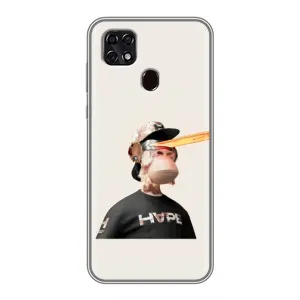 Чехлы с Обезьянами NFT для ZTE Blade 20 Smart (AlphaPrint) (обезьяна NFT в очках)