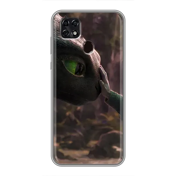 Чехол с принтом «Сцена с драконом» для ZTE Blade 20 Smart