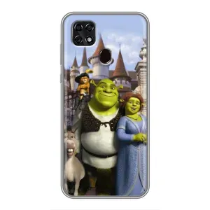 Чехол с мультфильмом Шрек на ZTE Blade 20 Smart