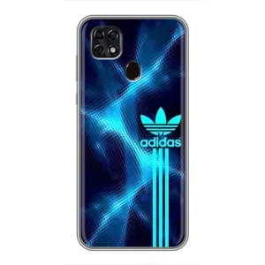 Чехлы Адидас для ZTE Blade 20 Smart (AlphaPrint) (Синий Адидас)