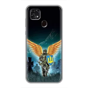 Чехлы с картинкой ЗСУ для ZTE Blade 20 Smart (AlphaPrint) (Солдат ЗСУ)