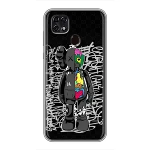 Чехлы для ZTE Blade 20 Smart - Bearbrick Louis Vuitton (PREMIUMPrint) (Стиль Bearbrick)