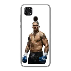 Чехол с картинкой Александр Усик для ZTE Blade 20 Smart (Усик на белом)