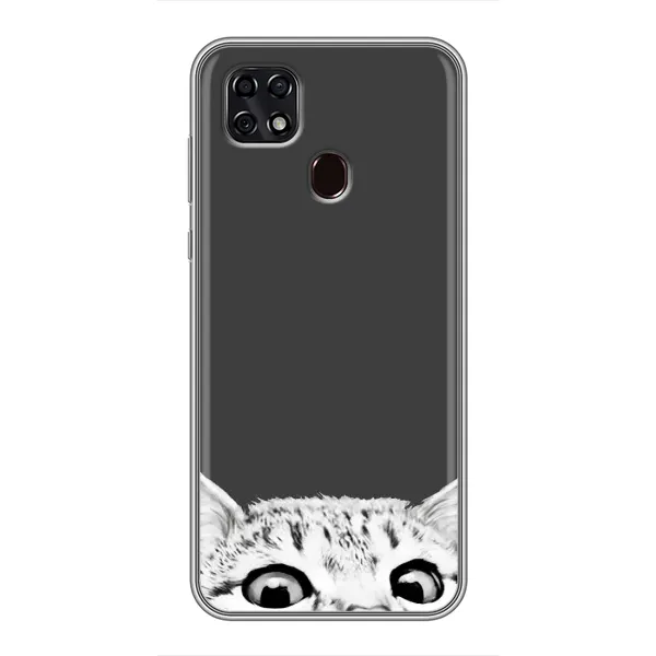 Чехол с принтом «Выглядывает кот» для ZTE Blade 20 Smart Чехол с принтом «Выглядывает кот» для ZTE Blade 20 Smart
