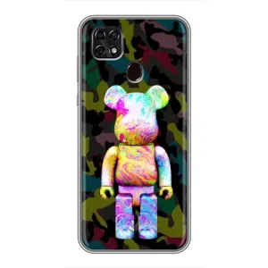 Чехлы для ZTE Blade 20 Smart - Bearbrick Louis Vuitton (PREMIUMPrint) (Яркий Bearbrick)