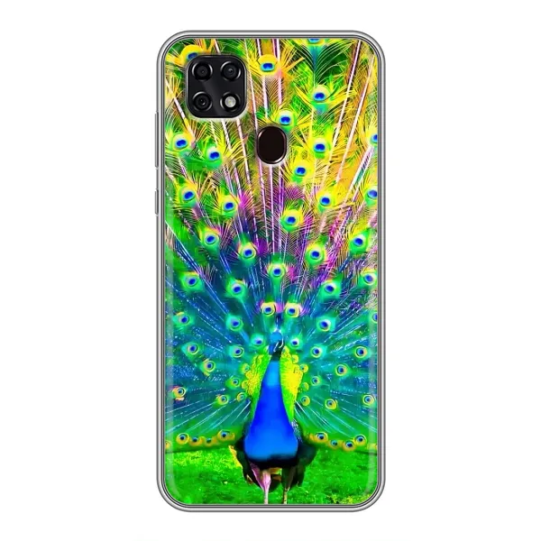 Чохол з принтом «Яскравий Павлин» для ZTE Blade 20 Smart Чохол з принтом «Яскравий Павлин» для ZTE Blade 20 Smart