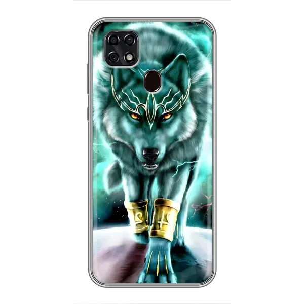 Чохол з принтом «Яскравий вовк» для ZTE Blade 20 Smart