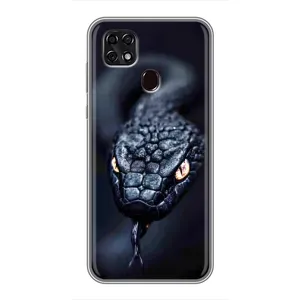 Чехол с картинкой «Хищники» для ZTE Blade 20 Smart (Черная змея)