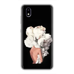 Чехлы (ART) Цветы на ZTE Blade A3 (2020) (VPrint) (Білі квіти)