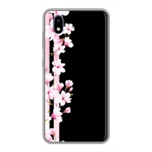 Чохол для ZTE Blade A3 (2020) - з принтом (Дизайнерські) (AlphaPrint) (Квіточки)