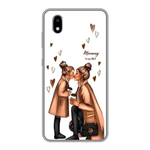 Чохол з друком для ZTE Blade A3 (2020) - (Мама з дитинкою) (AlphaPrint) (Донька і мама)