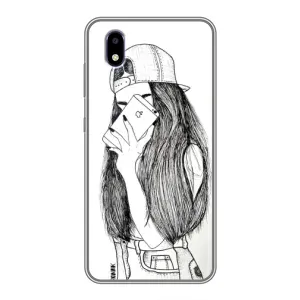 Чохол з друком для ZTE Blade A3 (2020) - (Мода) (AlphaPrint) (Фото дівчини)