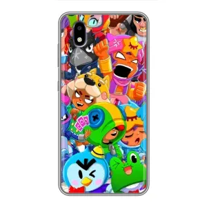 Чехлы Brawl Stars для ZTE Blade A3 (2020) (AlphaPrint) (Герої Бравл Старс)
