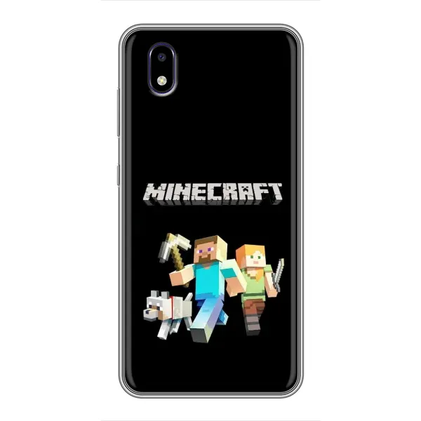 Чохол з принтом «герої Minecraft» для ZTE Blade A3 (2020)