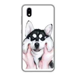 Чохол з Хаскі ZTE Blade A3 (2020) - (AlphaPrint) (Хаскі улибака)