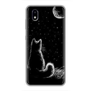 Чехол с принтом для ZTE Blade A3 (2020) (AlphaPrint) Модные коты
