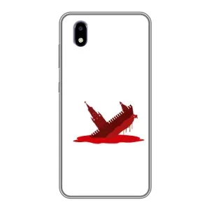 Чехол с принтом (Русский корабль...) для ЗТЕ Блейд А3 2020 (AlphaPrint) (Кремлевский Корабль)