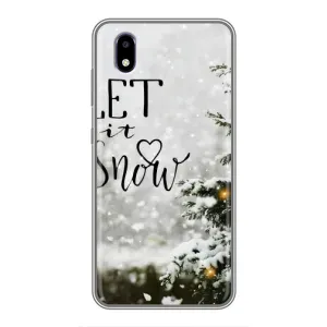 Новорічні, Святкові Чохли для ZTE Blade A3 (2020) - 2024 год (Let it snow)