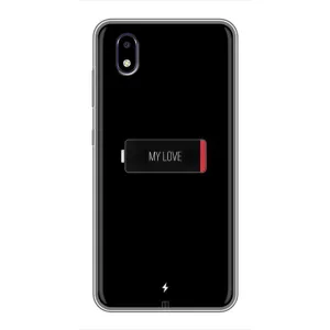 Чехлы для любимой на ZTE Blade A3 (2020) (VPrint) (Love battery)