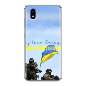 Чехлы Доброго вечора, ми за України для ЗТЕ Блейд А3 2020 (AlphaPrint) (Мы с Украины)
