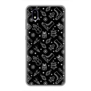 Новорічні, Святкові Чохли для ZTE Blade A3 (2020) - 2024 год (Новорічний фон)