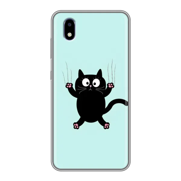 Чехол с принтом «Падающий кот» для ZTE Blade A3 (2020)