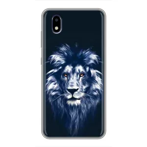 Чехол со Львом для ZTE Blade A3 (2020) (VPrint) (Синий Лев)