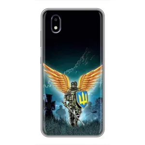 Чехлы с картинкой ЗСУ для ZTE Blade A3 (2020) (AlphaPrint) (Солдат ЗСУ)