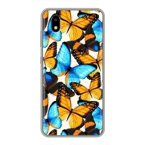 Чохол з принтом для ZTE Blade A3 (2020) - (Прикольні) (AlphaPrint) (Яскраві метелики)