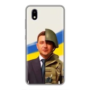 Чохол з принтом «Зеленский солдат» для ZTE Blade A3 (2020)