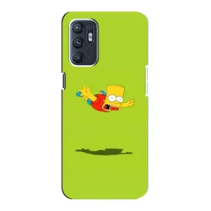 Чjхол з Сімпсонами для ZTE Blade A31 Plus (VPrint) (Барт Сімпсон)