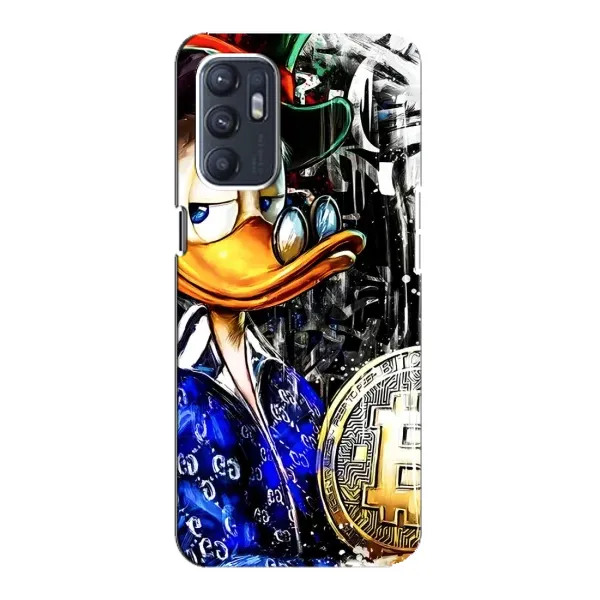 Чехол с принтом «Биткойн Скрудж» для ZTE Blade A31 Plus