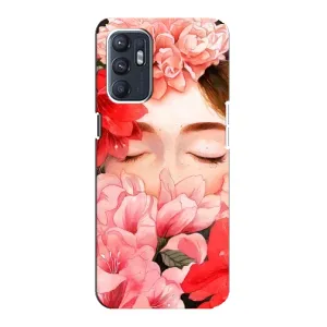 Чехлы (ART) Цветы на ZTE Blade A31 Plus (VPrint) (Очі в квітах)
