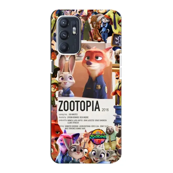 Чехол с принтом «Постер Зверополис» для ZTE Blade A31 Plus