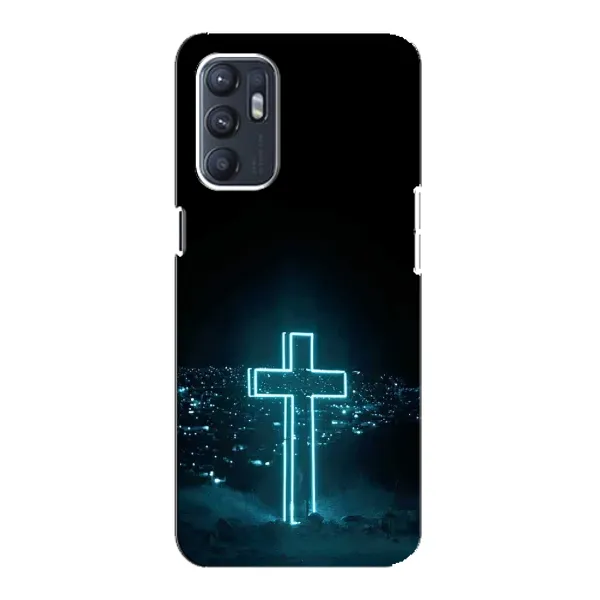 Чехол с принтом «Крест и город» для ZTE Blade A31 Plus