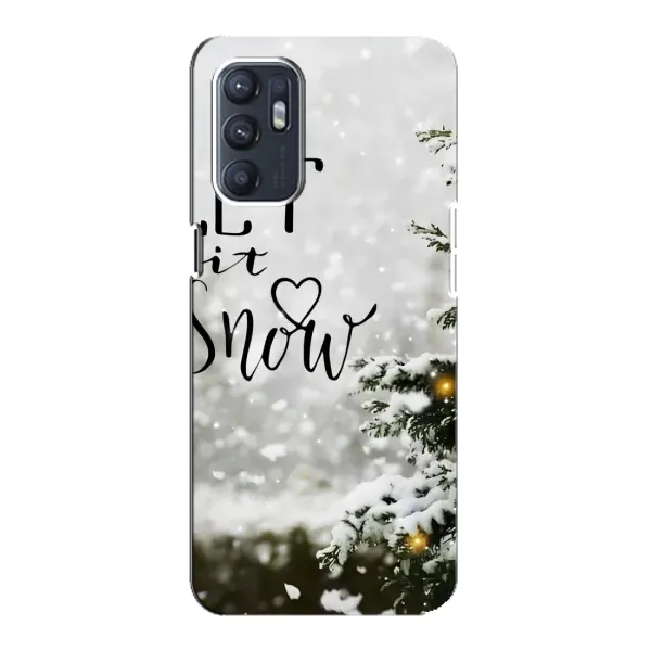 Чехол с принтом «Let it snow» для ZTE Blade A31 Plus